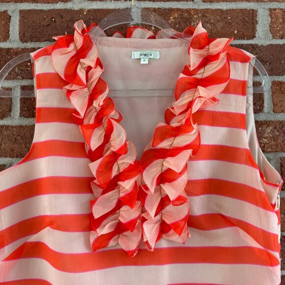 Jade by Melody Tam Stripe Ruffle Neck Dress - Picture 9 of 10